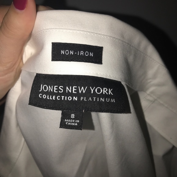 Jones New York White Button Down - Picture 4 of 5